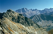 Tatry, jesien, widok ze Swinicy, Kozi Wierch.