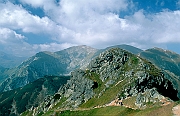 Tatry, jesien, Czerwone Wierchy, Suche Czuby i Suchy Wierch Kondracki. Granica Polski i Slowacji, szlak turystyczny.