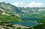 Tatry lato, Dolina Pieciu Stawow Polskich, Przedni i Wielki Staw. Liptowskie Mury.