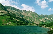 Tatry lato, Dolina Pieciu Stawow Polskich, Przedni Staw. Liptowskie Mury.