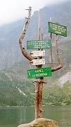 Tatry, lato, Morskie Oko, informacja turystyczna.