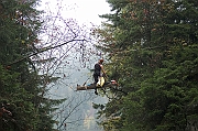 Tatry, jesien, Wodogrzmoty Mickiewicza, canyoning, cwiczenia TOPR w ratownictwie. Ratownik TOPR - Grzesiek Bargiel i Sebastian Szadkowski.