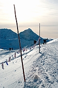 Tatry , zima, Kasprowy Wierch, w tle Sucha Przelecz i Krywan.