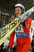 Puchar Swiata w skokach Zakopane 18.01.2004. Goldberger Andreas AUT 6 miejsce.