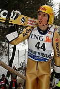 Puchar Swiata w skokach Zakopane 18.01.2004. Uhrmann Michael GER 16 miejsce.