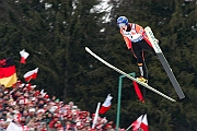 Puchar Swiata w skokach Zakopane 18.01.2004. Rutkowski Mateusz POL 15 miejsce.