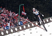 Puchar Swiata w skokach Zakopane 18.01.2004. Widhoelzl Andreas AUT 30 miejsce.