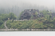 Gory, Tatry, jesien 2004, mgly nad Morskim Okiem, schronisko 