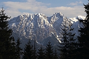 Tatry, wiosna 2004, Giewont, jeszcze w zimowej szacie.