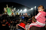 25.08.2007 Zakopane , Wielka Krokiew , Letnie Grand Prix w skokach narciarskich na igielicie. N/z skocznia i kibice.
Fot. Marcin Jozefowicz/REPORTER